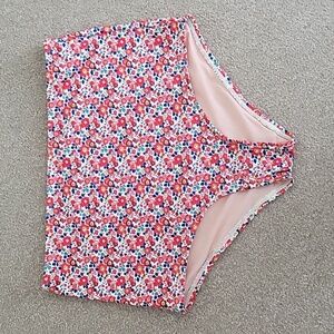 J. Crew High-waisted bikini bottom Liberty floral